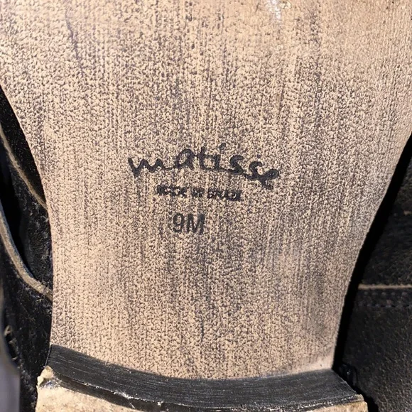 Matisse Black Combat Boots size 9 - Picture 8 of 9